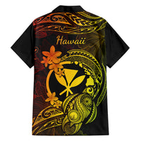 Hawaii Kid Hawaiian Shirt Turtle Mix Polynesian Plumeria Reggae Version LT14 - Polynesian Pride