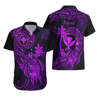 Hawaii Hawaiian Shirt Turtle Mix Polynesian Plumeria Purple Version LT14 - Polynesian Pride