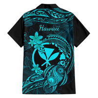 hawaii-family-matching-off-shoulder-maxi-dress-and-hawaiian-shirt-turtle-mix-polynesian-plumeria-turquoise-version
