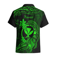 Hawaii Hawaiian Shirt Turtle Mix Polynesian Plumeria Green Version LT14 - Polynesian Pride