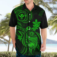 Hawaii Hawaiian Shirt Turtle Mix Polynesian Plumeria Green Version LT14 - Polynesian Pride