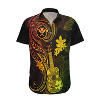 Hawaii Hawaiian Shirt Ukulele Mix Polynesian Plumeria Reggae Version LT14 Reggae - Polynesian Pride