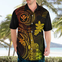 Hawaii Hawaiian Shirt Ukulele Mix Polynesian Plumeria Reggae Version LT14 - Polynesian Pride
