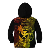 Hawaii Kid Hoodie Ukulele Mix Polynesian Plumeria Reggae Version LT14 - Polynesian Pride