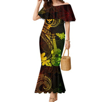 Hawaii Mermaid Dress Ukulele Mix Polynesian Plumeria Reggae Version LT14 Women Reggae - Polynesian Pride