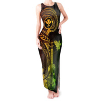 Hawaii Tank Maxi Dress Ukulele Mix Polynesian Plumeria Reggae Version LT14 Women Reggae - Polynesian Pride