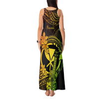 Hawaii Tank Maxi Dress Ukulele Mix Polynesian Plumeria Reggae Version LT14 - Polynesian Pride