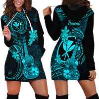 hawaii-hoodie-dress-ukulele-mix-polynesian-plumeria-turquoise-version