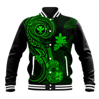 hawaii-baseball-jacket-ukulele-mix-polynesian-plumeria-green-version