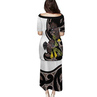 New Zealand Valentines Day Puletasi Piwakawaka Lovers Maori Koru Tattoo - Polynesian Pride