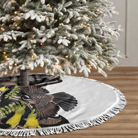 New Zealand Valentines Day Tree Skirt Piwakawaka Lovers Maori Koru Tattoo - Polynesian Pride