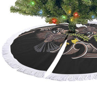 New Zealand Valentines Day Tree Skirt Piwakawaka Lovers Maori Koru Tattoo - Polynesian Pride