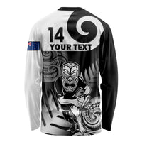Custom New Zealand Silver Fern Rugby Long Sleeve Shirt Go Champions NZ All Black Maori Koru LT14 - Polynesian Pride