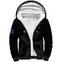 New Zealand Silver Fern Rugby Sherpa Hoodie 2023 Go Aotearoa Champions World Cup LT14 Unisex Black - Polynesian Pride