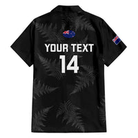 Custom New Zealand Silver Fern Rugby Family Matching Off Shoulder Maxi Dress and Hawaiian Shirt 2023 Go Aotearoa Champions World Cup LT14 - Polynesian Pride