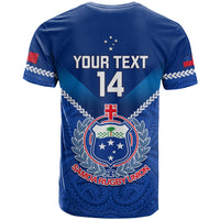 Custom Samoa Rugby T Shirt 2023 Go Manu Samoa LT14 - Polynesian Pride