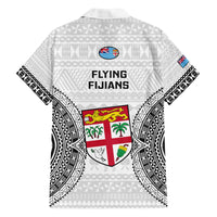 Fiji Rugby Family Matching Puletasi Dress and Hawaiian Shirt 2023 Go Champions World Cup Fijian Tapa Pattern LT14 - Polynesian Pride