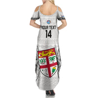 Custom Fiji Rugby Family Matching Summer Maxi Dress and Hawaiian Shirt 2023 Go Champions World Cup Fijian Tapa Pattern LT14 - Polynesian Pride