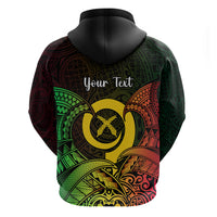 Personalised Vanuatu Family Day Hoodie Happy 26 December Vanuatuan Pig Tusk LT14 - Polynesian Pride