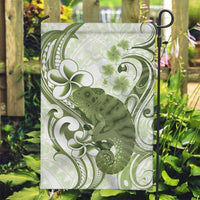 Green And White Hawaii Chameleon Garden Flag Plumeria Polynesian Tribal Art LT14 Garden Flag Lime Green - Polynesian Pride