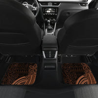 Talofa Samoa Car Mats Samoan Kava Bowl Siapo Pattern - Brown LT14 - Polynesian Pride