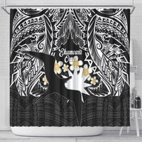 Ekamowir Omo Nauru Shower Curtain Naoero Twelve-pointed Star Polynesian Tattoo LT14 - Polynesian Pride