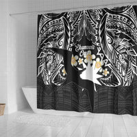 Ekamowir Omo Nauru Shower Curtain Naoero Twelve-pointed Star Polynesian Tattoo LT14 - Polynesian Pride
