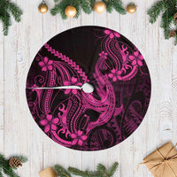 Pink Black Aloha Hawaii Tree Skirt Polynesian Shark Tattoo With Plumeria LT14 Casual Pink - Polynesian Pride