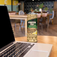 Bula Fiji Kava Bowl Skinny Tumbler Fijian Tapa Cloth Vintage Vibe