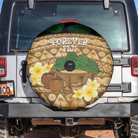 Bula Fiji Kava Bowl Spare Tire Cover Fijian Tapa Cloth Vintage Vibe