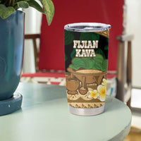 Bula Fiji Kava Bowl Tumbler Cup Fijian Tapa Cloth Vintage Vibe