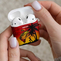 Custom Papua New Guinea Cricket AirPods Case PNG Barramundis LT14 - Polynesian Pride