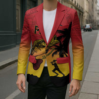 Custom Papua New Guinea Cricket Blazer PNG Barramundis - Polynesian Pride