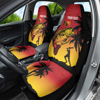 Custom Papua New Guinea Cricket Car Seat Cover PNG Barramundis LT14 - Polynesian Pride