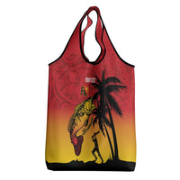 Custom Papua New Guinea Cricket Grocery Bag PNG Barramundis LT14 - Polynesian Pride