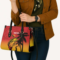 Custom Papua New Guinea Cricket Leather Bag PNG Barramundis - Polynesian Pride
