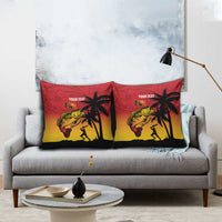 Custom Papua New Guinea Cricket Pillow Cover PNG Barramundis - Polynesian Pride