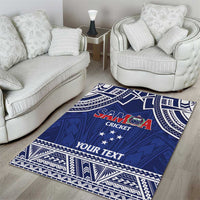 Custom Samoa Cricket Area Rug Go Champions Samoan - Polynesian Pride