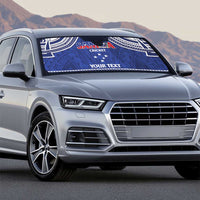 Custom Samoa Cricket Auto Sun Shade Go Champions Samoan - Polynesian Pride