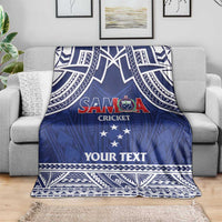Custom Samoa Cricket Blanket Go Champions Samoan - Polynesian Pride