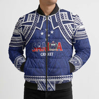 Custom Samoa Cricket Bomber Puffer Jacket Go Champions Samoan LT14 - Polynesian Pride