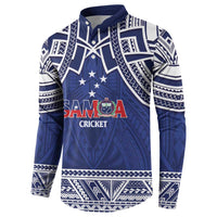 Custom Samoa Cricket Button Sweatshirt Go Champions Samoan LT14 - Polynesian Pride