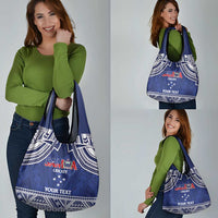 Custom Samoa Cricket Grocery Bag Go Champions Samoan LT14 - Polynesian Pride