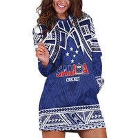 Custom Samoa Cricket Hoodie Dress Go Champions Samoan - Polynesian Pride