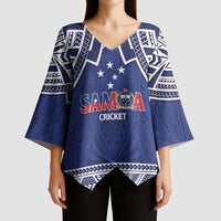 Custom Samoa Cricket Kimono Sleeve Blouse Go Champions Samoan LT14 - Polynesian Pride