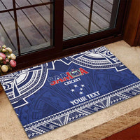 Custom Samoa Cricket Rubber Doormat Go Champions Samoan LT14 - Polynesian Pride