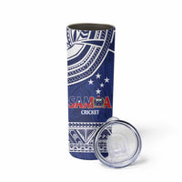 Custom Samoa Cricket Skinny Tumbler Go Champions Samoan - Polynesian Pride
