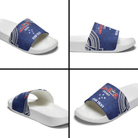 Custom Samoa Cricket Slide Sandals Go Champions Samoan LT14 - Polynesian Pride