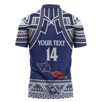 Custom Samoa Cricket Zipper Polo Shirt Go Champions Samoan LT14 - Polynesian Pride