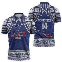 Custom Samoa Cricket Zipper Polo Shirt Go Champions Samoan LT14 - Polynesian Pride